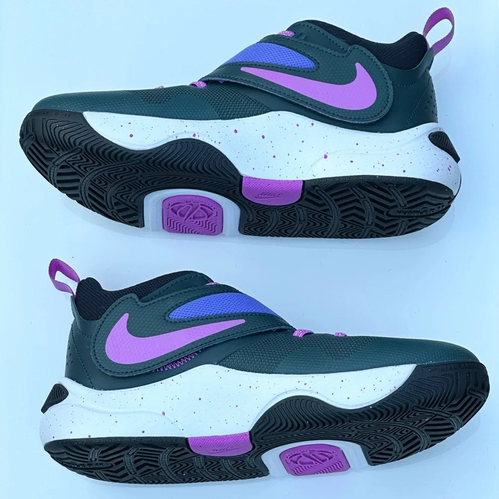 NEW Nike Team Hustle Mid Top Casual Sneaker - Big Kid 7Y (Womens 8.5) - Picture 7 of 10
